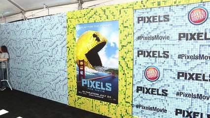 Red carpet premiere for 'Pixels' computer game movie