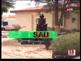 Visite d’Eva Marie Col Seck au centre  hospitalier régional de Fatick