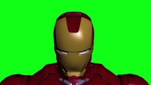 IRON MAN green screen motion capture animation CGI suite 3D Studio Max chroma key compositing After