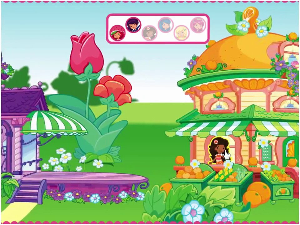 Strawberry Shortcake Cartoon Animation Lets Make Lemonade! Game Play Walkthrough