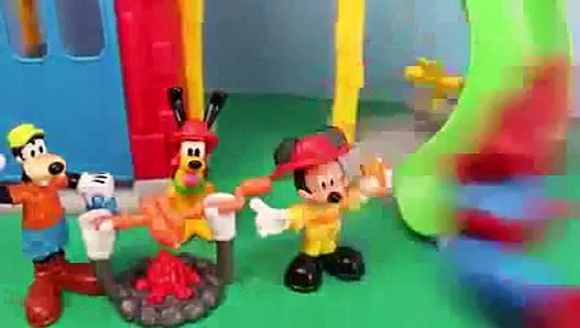 Mickey Mouse Disney Duplo Lego Spiderman Superhero Fire and Fire House KidKraft Toy Review