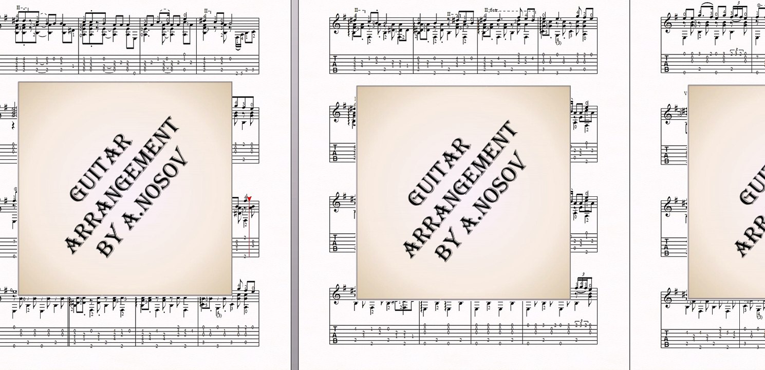 Hava Nagila (Israeli Folk Song) Sheet music for guitar