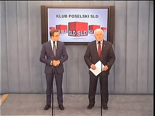 Poseł Ryszard Zbrzyzny - konferencja z 9 lipca 2015 r.