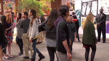 Watch The Kool-Aid Man Burst Through A Wall At An Art Gallery