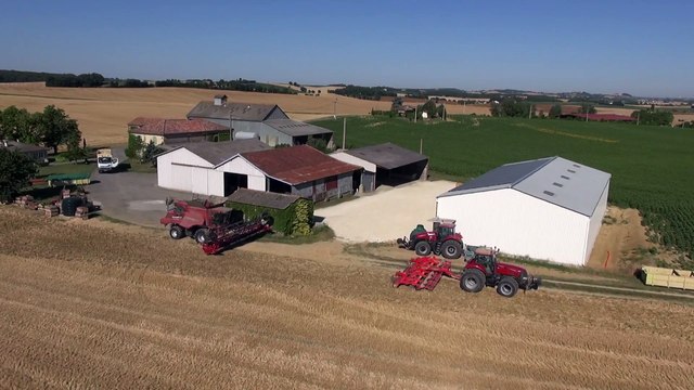 Moissons dans le Gers