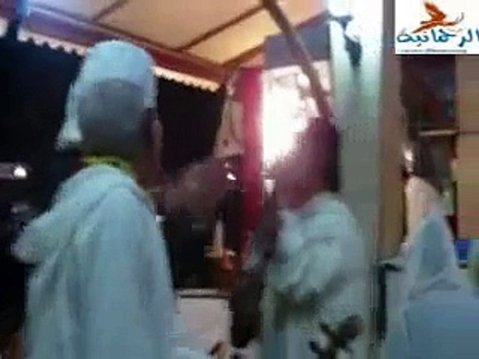 لوحة فنية من  فن العيطة الحوزية لمجموعة فرق  شعبية من بنجرير