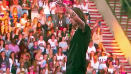 Harry Styles moans "OH BABY YEAH"