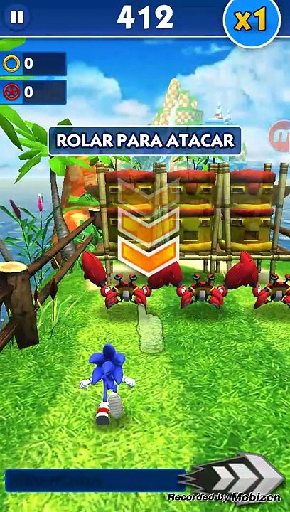 Sonic dush gameplay