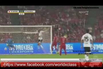 Bayern Munchen vs Valencia 4 - 1 Highlights 19-7-2015