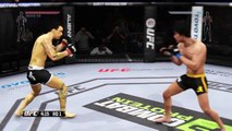 Donnie Yen vs Bruce Lee - CPU Simulation - EA Sports UFC 2014