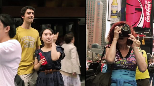 Triodos Bank takes over Times Square's Nasdaq and Reuters ticker tapes