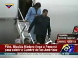 Así fue la llegada de Nicolás Maduro a Panamá