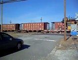NS Southbound Passes the LORAM Train: High Point, NC [2/21/09 - 6/14]
