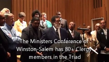 Ministers Conference of Winston-Salem Speaks Against Amendment One