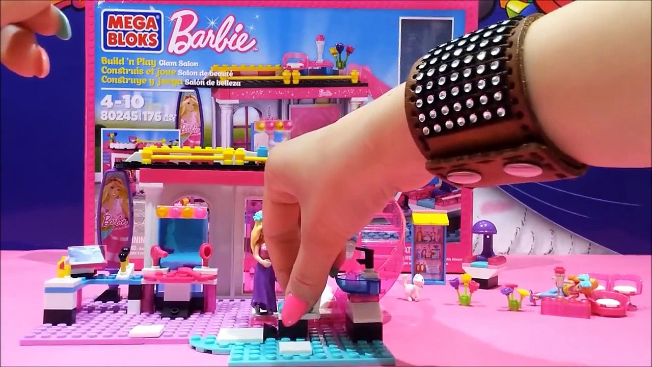 Barbie Mega Bloks Glam Salon Build N Play Creative Set Review For Girls Worldwide