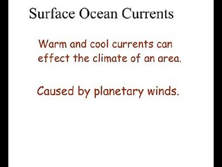 Ocean Currents