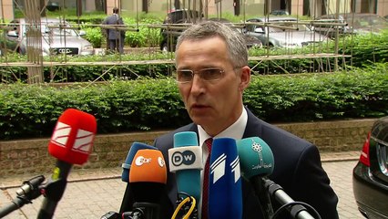 Doorstep statement by NATO SecGen Stoltenberg prior to EU Foreign Affairs Council meeting