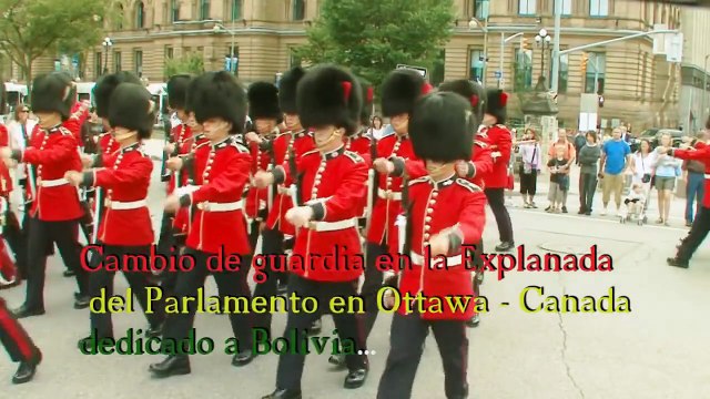 VIVA BOLIVIA, 6 de agosto en OTTAWA CANADA, Himno Nacional, Residentes Bolivianos 1/2