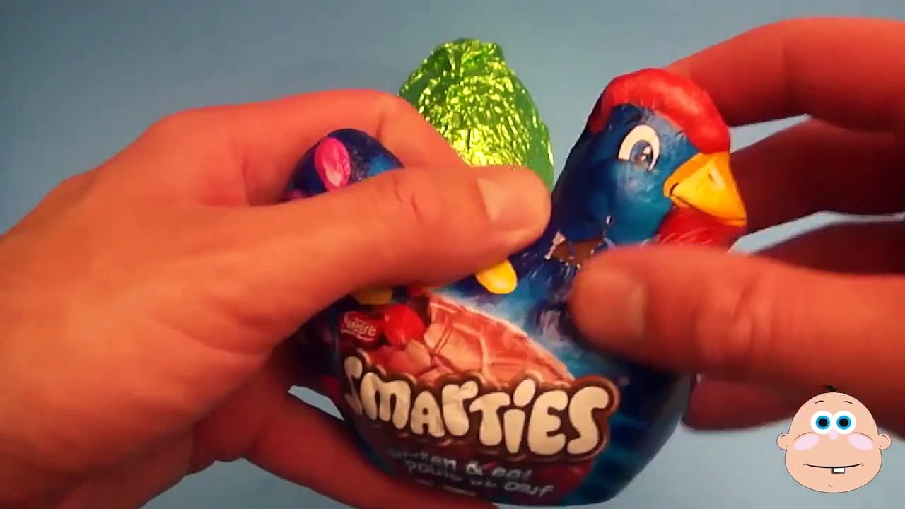 New Learn Colours with Smarties Chocolate Surprise Eggs! Part 3!
