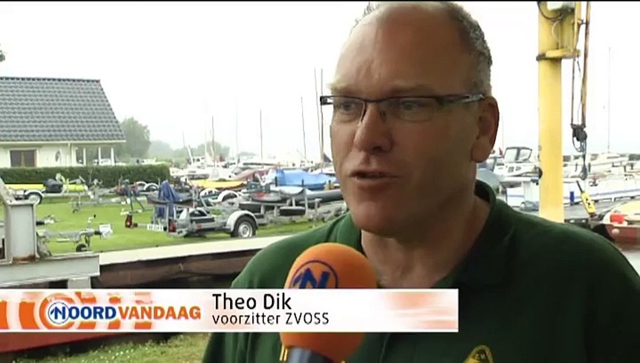 Broer en zus proberen elkaar op het water te verslaan - RTV Noord