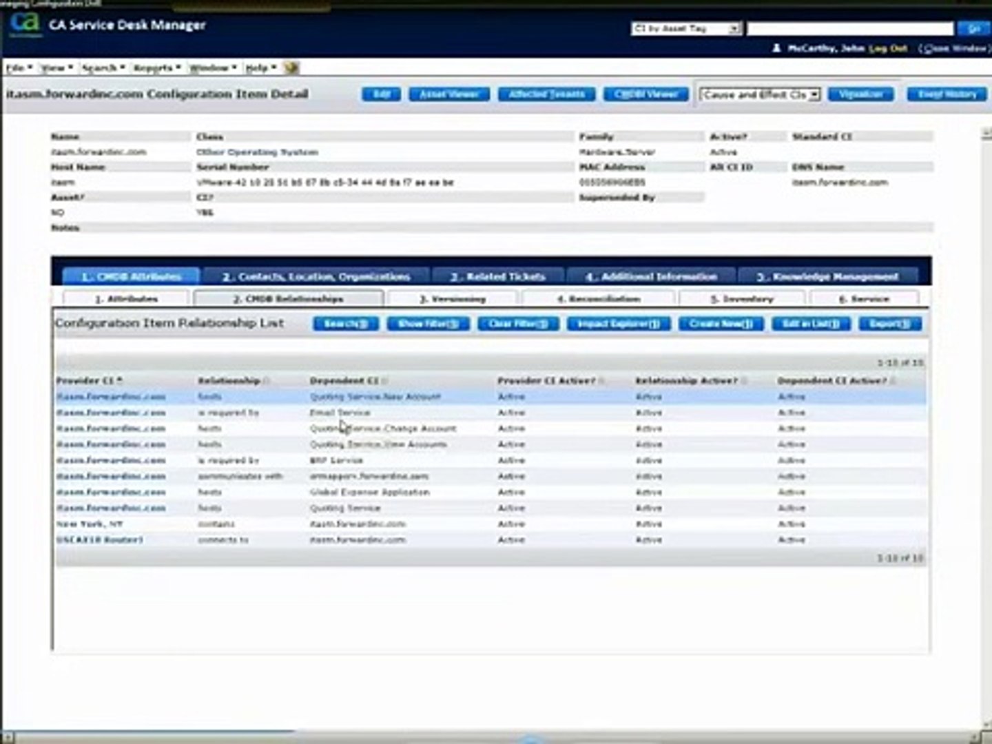 Ca Service Desk Manager 12 6 Config Drift Video Dailymotion