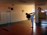 Aerial Martial Arts: slow motion KICKING (high speed) 2