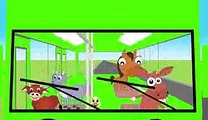 Wheels On The Bus Collection ANIMALS Cartoon Song   3D Animation Nursery Rhymes & Songs for Children