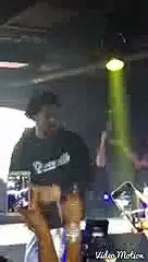 J Cole gets hit in the face with an iPhone