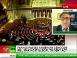 LIVE ANCA Interview on RT Television Regarding French Senate Vote Criminalizing Genocide Denial