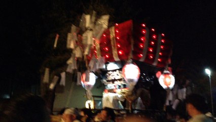 八尾市柏村地区 柏村稲荷神社夏祭り （２０１５年７月１９日） Kashiwamura Inari Shrine Summer Festival (July 19, 2015)  in Yao city of Osaka, Japan