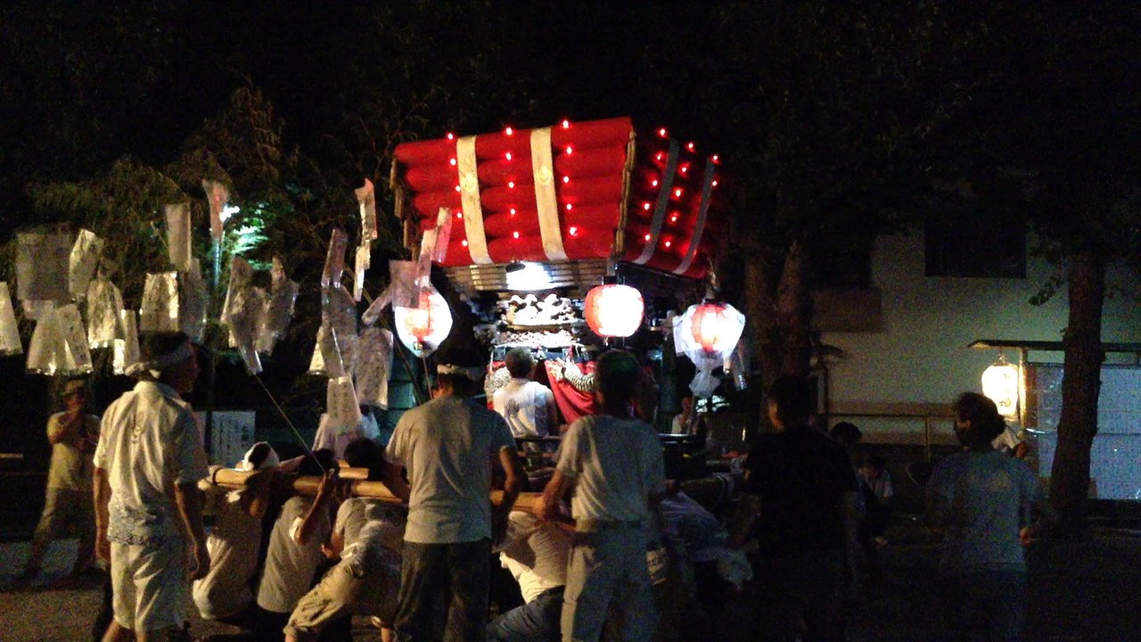 八尾市柏村地区 柏村稲荷神社夏祭り （２０１５年７月１９日） Kashiwamura Inari Shrine Summer Festival (July 19, 2015)  in Yao city of Osaka, Japan