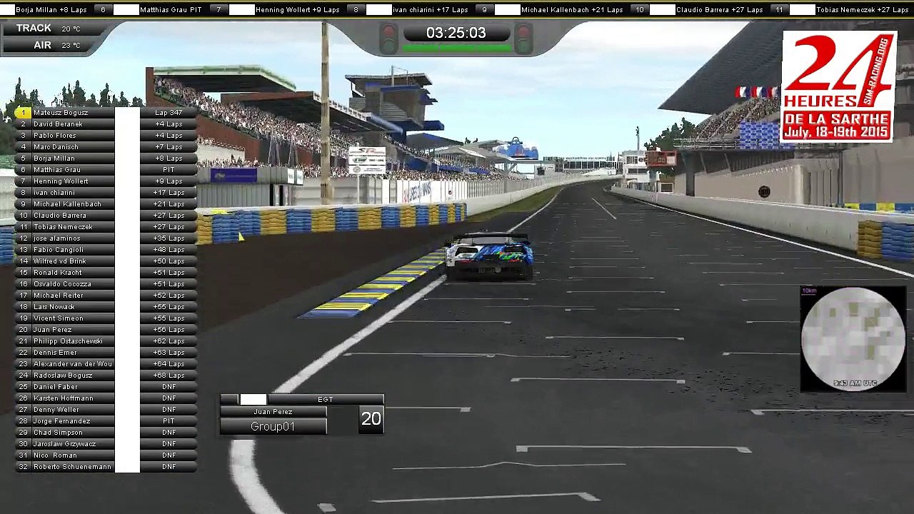 Part 11 - 24h de la Sarthe 2015