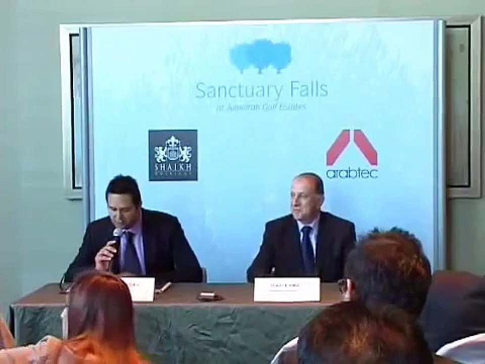 Sanctuary Falls - Arabtec Press Conference - Imran Shaikh