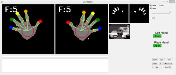 Robust finger tracking and finger click detection using Kinect V2