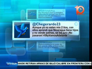 Nicaragua tuitea sobre su Revolución Sandinista
