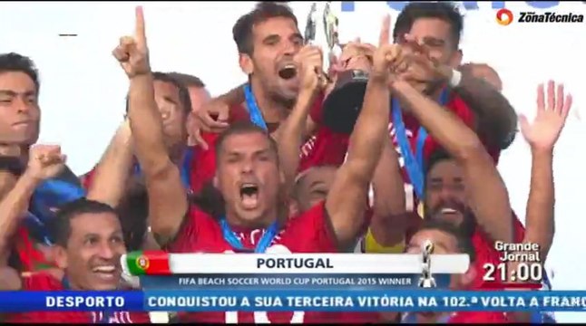 Portugal Campeão do Mundo de Futebol Praia | Portugal 5-3 Taiti |