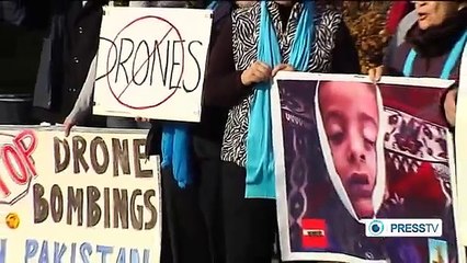 United States Fighter War Planes - Americans Protest Drone Use