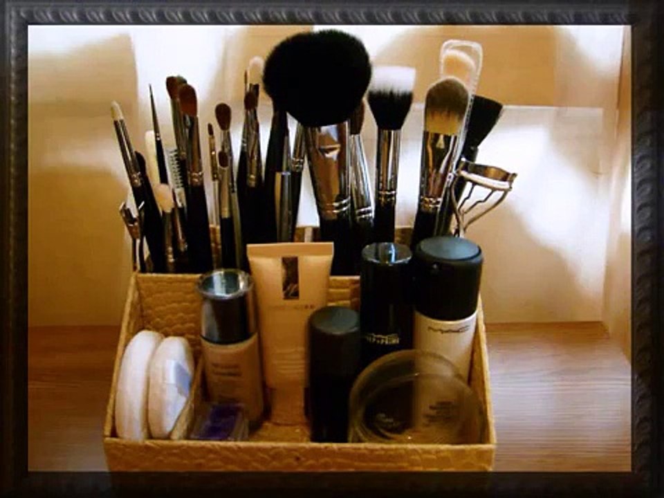 Organizador para pinceles maquillaje