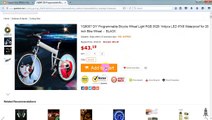 Only $39.9 for YQ8007 DIY Programmable Bicycle Wheel Light - Gearbest Coupon