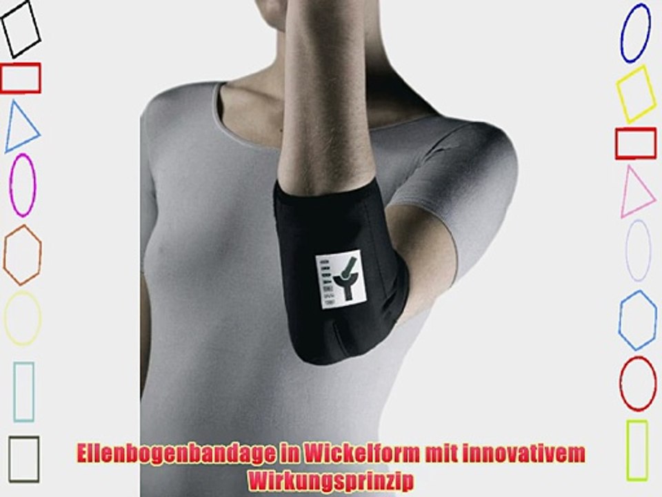 UlnarSoft Bandage bei Ulnariskompressionssyndrom schwarz Gr. XL links