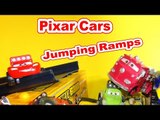 Disney Pixar Cars Lightning McQueen, Sally, Red, Doc and more, Jumping Ramps in Radiator Springs