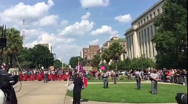 Klan Rallies for Confederate Flag Outside South Carolina State House