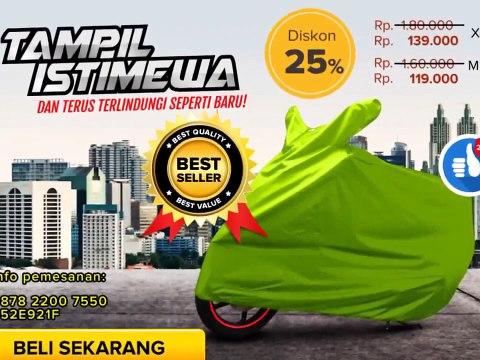 0878 2200 7550 (XL), Cover Motor Super Suzuki