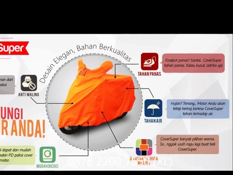 0878 2200 7550 (XL), Cover Motor Super Honda