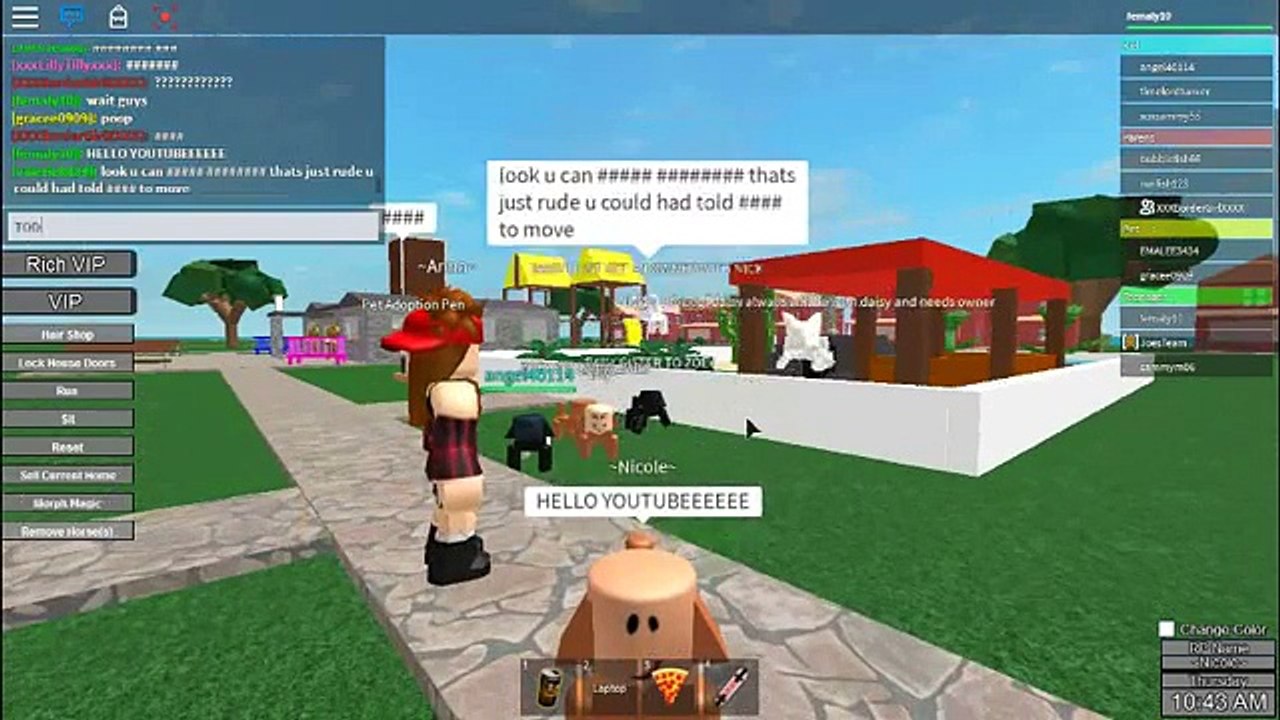 ROBLOX: Adopt and raise a cute baby: Being a dog and doing dog stuff ...