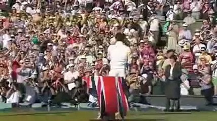 Roger Federer amp Pete Sampras interview after winning 2009 Wimbledon vs Andy Roddick Borg amp Laver