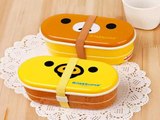 New MelifeÂ® 2 Pieces Cute Cartoon Bear Little Chicken 2-Layers All-in-One Portable Stackable  Best