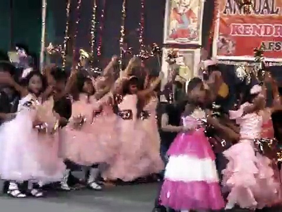 1st class children stage dance in Kendriya Vidyala, AFS Suryalanka, Bapatla - Annual Day 28-4-2015