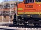 Two BNSF Monster Freight Trains Meeting In Flagstaff, Arizona, USA