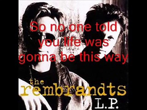 Rembrandts - I'll Be There For You (Lyrics)
